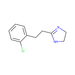 Clc1ccccc1CCC1=NCCN1 ZINC000036294324