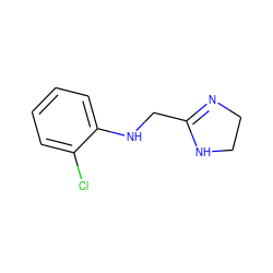 Clc1ccccc1NCC1=NCCN1 ZINC000029470302