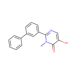 Cn1c(-c2cccc(-c3ccccc3)c2)ncc(O)c1=O ZINC000148067150