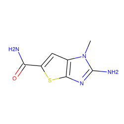 Cn1c(N)nc2sc(C(N)=O)cc21 ZINC000063539537