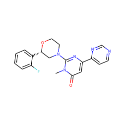 Cn1c(N2CCO[C@@H](c3ccccc3F)C2)nc(-c2ccncn2)cc1=O ZINC000034031005