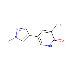 Cn1cc(-c2c[nH]c(=O)c(N)c2)cn1 ZINC000230838197