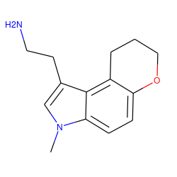 Cn1cc(CCN)c2c3c(ccc21)OCCC3 ZINC000005161581