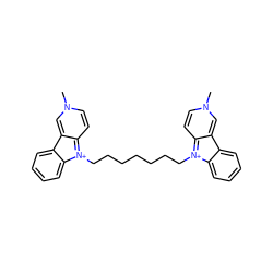 Cn1ccc2[n+](CCCCCCC[n+]3c4ccn(C)cc-4c4ccccc43)c3ccccc3c-2c1 ZINC000473109540