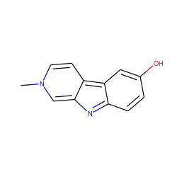 Cn1ccc2c3cc(O)ccc3nc-2c1 ZINC000377800495