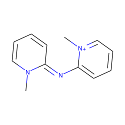 Cn1cccc/c1=N\c1cccc[n+]1C ZINC000013510579