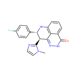 Cn1ccnc1[C@@H]1c2n[nH]c(=O)c3cccc(c23)N[C@H]1c1ccc(F)cc1 ZINC000118619828