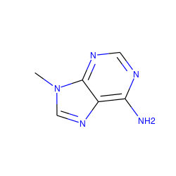 Cn1cnc2c(N)ncnc21 ZINC000000330548