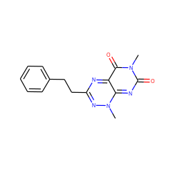 Cn1nc(CCc2ccccc2)nc2c(=O)n(C)c(=O)nc1-2 ZINC000096282747