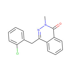 Cn1nc(Cc2ccccc2Cl)c2ccccc2c1=O ZINC000034821287