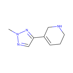 Cn1ncc(C2=CCCNC2)n1 ZINC000000025029