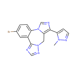 Cn1nccc1-c1ncn2c1Cn1ncnc1-c1cc(Br)ccc1-2 ZINC000049014140