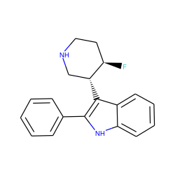 F[C@@H]1CCNC[C@H]1c1c(-c2ccccc2)[nH]c2ccccc12 ZINC000003981534