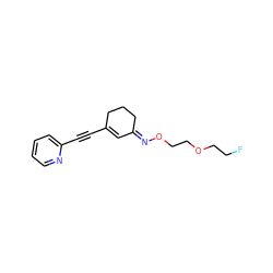 FCCOCCO/N=C1/C=C(C#Cc2ccccn2)CCC1 ZINC000049071580