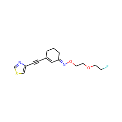 FCCOCCO/N=C1/C=C(C#Cc2cscn2)CCC1 ZINC000058563529