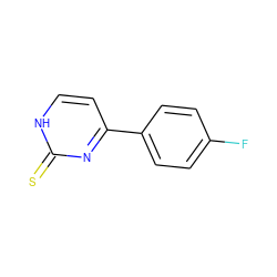 Fc1ccc(-c2cc[nH]c(=S)n2)cc1 ZINC000005763652