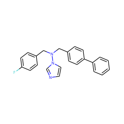 Fc1ccc(CN(Cc2ccc(-c3ccccc3)cc2)n2ccnc2)cc1 ZINC000003639497