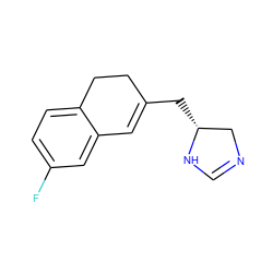 Fc1ccc2c(c1)C=C(C[C@@H]1CN=CN1)CC2 ZINC000013862061