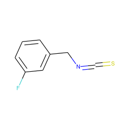 Fc1cccc(CN=C=S)c1 ZINC000002528111