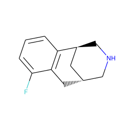 Fc1cccc2c1C[C@H]1CNC[C@H]2C1 ZINC000101025382