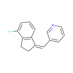 Fc1cccc2c1CC/C2=C/c1cccnc1 ZINC000100056330