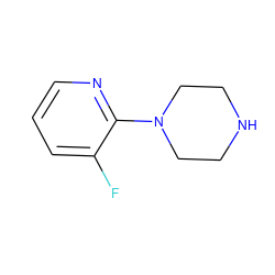 Fc1cccnc1N1CCNCC1 ZINC000006092219