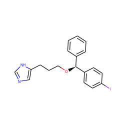 Ic1ccc([C@@H](OCCCc2cnc[nH]2)c2ccccc2)cc1 ZINC001772609999