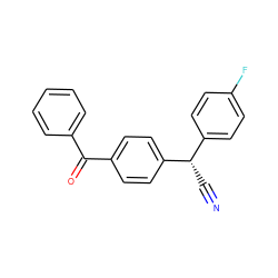 N#C[C@@H](c1ccc(F)cc1)c1ccc(C(=O)c2ccccc2)cc1 ZINC000000166282