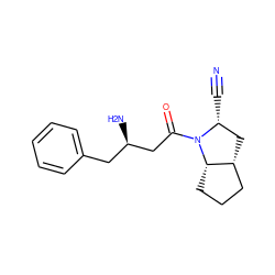 N#C[C@@H]1C[C@@H]2CCC[C@@H]2N1C(=O)C[C@H](N)Cc1ccccc1 ZINC000299823073