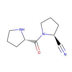 N#C[C@@H]1CCCN1C(=O)[C@@H]1CCCN1 ZINC000014947491