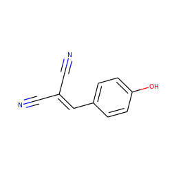 N#CC(C#N)=Cc1ccc(O)cc1 ZINC000000149333