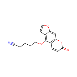 N#CCCCCOc1c2ccoc2cc2oc(=O)ccc12 ZINC000043129767
