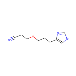 N#CCCOCCCc1c[nH]cn1 ZINC000013560975