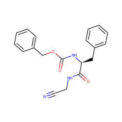 N#CCNC(=O)[C@H](Cc1ccccc1)NC(=O)OCc1ccccc1 ZINC000013470901