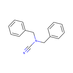 N#CN(Cc1ccccc1)Cc1ccccc1 ZINC000000400096