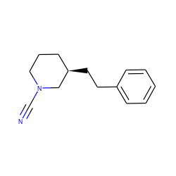 N#CN1CCC[C@@H](CCc2ccccc2)C1 ZINC000066073720