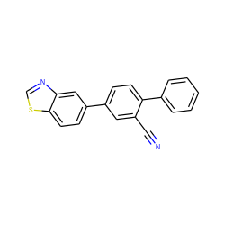 N#Cc1cc(-c2ccc3scnc3c2)ccc1-c1ccccc1 ZINC000049783699