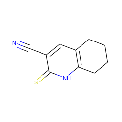 N#Cc1cc2c([nH]c1=S)CCCC2 ZINC000002025631