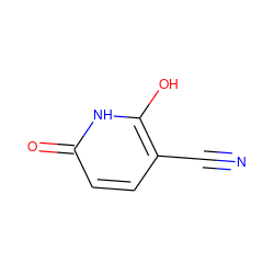 N#Cc1ccc(=O)[nH]c1O ZINC000017126501