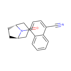 N#Cc1ccc(N2[C@@H]3CC[C@@H]2CC(=O)C3)c2ccccc12 ZINC000100438628