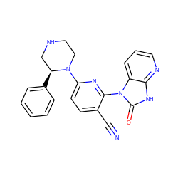 N#Cc1ccc(N2CCNC[C@@H]2c2ccccc2)nc1-n1c(=O)[nH]c2ncccc21 ZINC001772588212