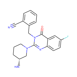 N#Cc1ccccc1Cn1c(N2CCC[C@@H](N)C2)nc2ccc(F)cc2c1=O ZINC000006716418