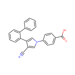 N#Cc1cn(-c2ccc(C(=O)O)cc2)cc1-c1ccccc1-c1ccccc1 ZINC000200845305