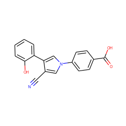 N#Cc1cn(-c2ccc(C(=O)O)cc2)cc1-c1ccccc1O ZINC000200833487