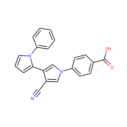 N#Cc1cn(-c2ccc(C(=O)O)cc2)cc1-c1cccn1-c1ccccc1 ZINC000200841568