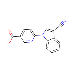 N#Cc1cn(-c2ccc(C(=O)O)cn2)c2ccccc12 ZINC000202399031