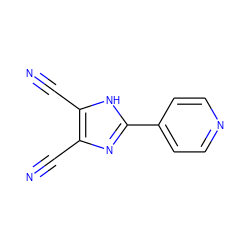 N#Cc1nc(-c2ccncc2)[nH]c1C#N ZINC000072284275