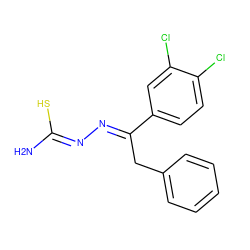 N/C(S)=N/N=C(\Cc1ccccc1)c1ccc(Cl)c(Cl)c1 ZINC000028351364