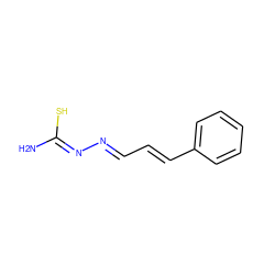 N/C(S)=N/N=C/C=C/c1ccccc1 ZINC000011536050