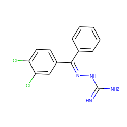 N=C(N)N/N=C(\c1ccccc1)c1ccc(Cl)c(Cl)c1 ZINC000045299158